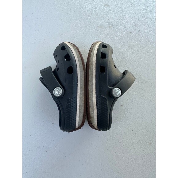 Crocs Unisex Baby Retro Hard Sole Perforated Straps Slip On Clogs Shoes 4-5 - Picture 6 of 7